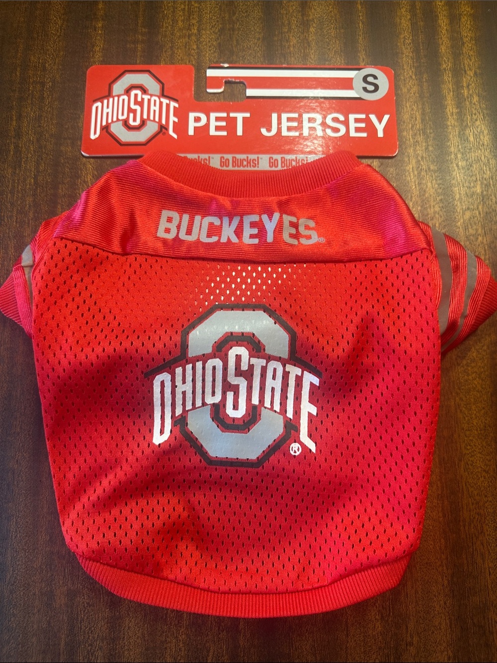 Ohio State Buckeyes Red Dog Jersey - Small